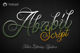 Ababil Script: Elevate Your Branding with Tattoo-Inspired Typography