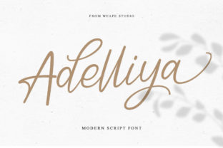 Adelliya Script: A Modern Touch for Elegant Design