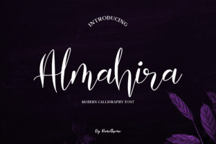 Almahira Script: Elevate Your Design with Modern Calligraphy