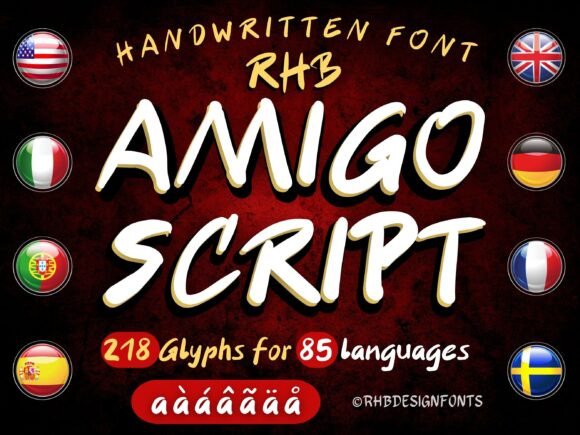 Amigo Script: Authentic Brush Typography for Modern Design