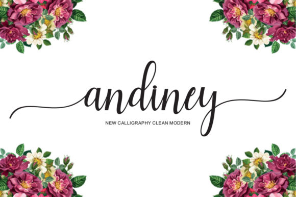 Andiney Script: Elevate Your Designs with Modern Calligraphy