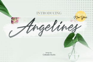 Angelines Script: Elevating Design with Handwritten Charm