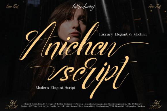 Anicha Script: Modern Elegance for Visual Design