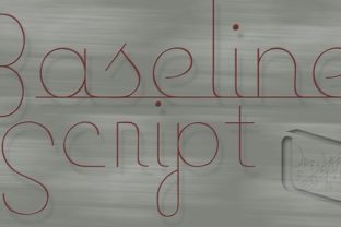 Baseline Script: A Sleek Font for Modern Design