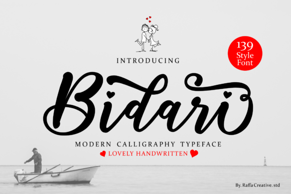Bidari Script: A Romantic Typeface for Modern Design