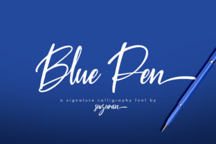 Blue Pen Script: A Fresh Font for Creative Projects