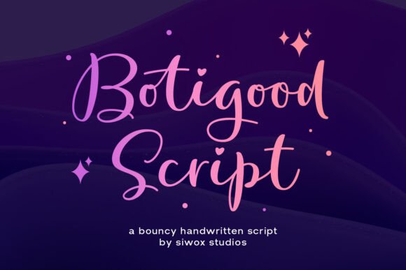 Botigood Script: The Elegant Font for Modern Design