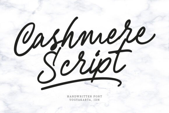 Cashmere Script: Effortless Elegance in Typography