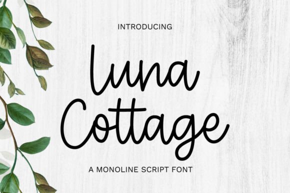 Luna Cottage: A Guide to Elegant Script Typography