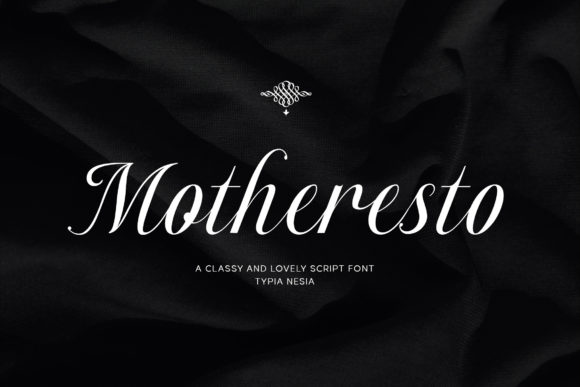 Motheresto: Elevate Your Designs with Elegant Script Typography
