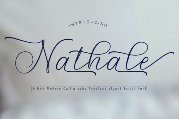 Nathale: Elevate Designs with Elegant Calligraphy