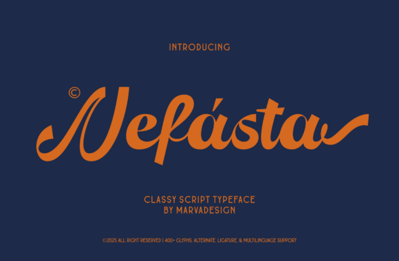Nefasta: Elevating Design with Elegant Script Typography