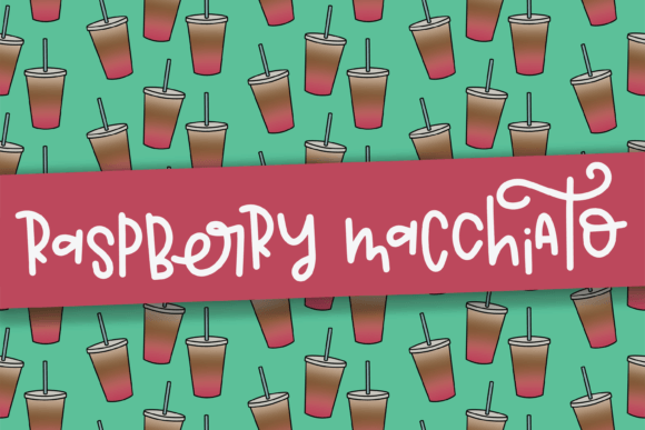 Raspberry Macchiato: The Sweet Script for Modern Branding
