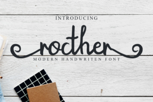 Rocther Script: Elevating Your Design with Elegant Brush Typography