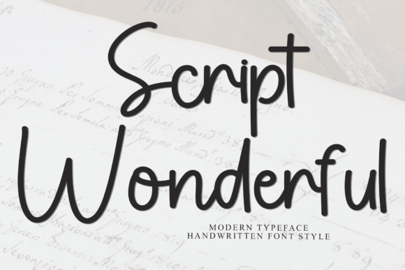 Script Wonderful: A Festive Typeface for Enchanting Designs