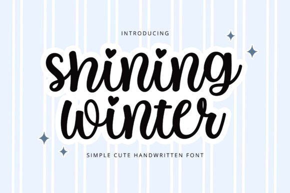 Shining Winter: A Font for Joyful Design