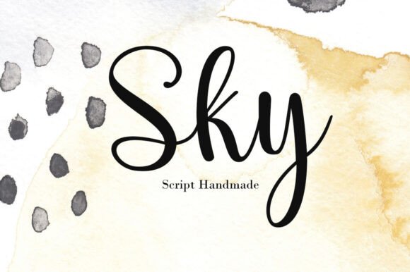 Sky Script: A Timeless Handwritten Font for Modern Design